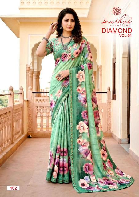 Kashvi diamond vol 1 weightless saree wala